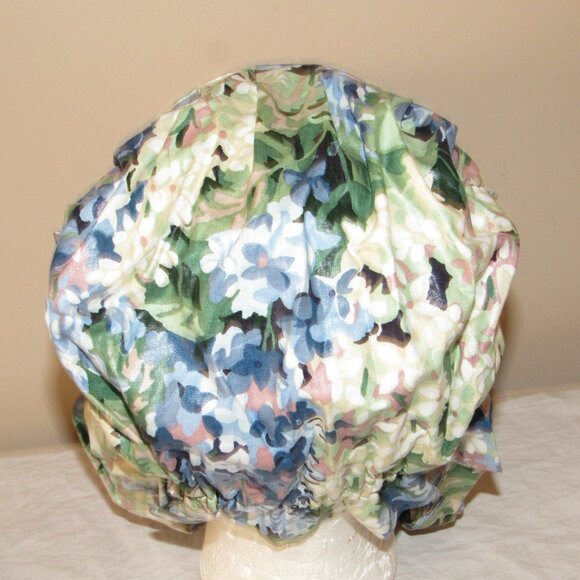 Vintage J Peterman The Bayley Bonnet Co Pink Blue Floral Pioneer Prairie Birth-T - Picture 3 of 6